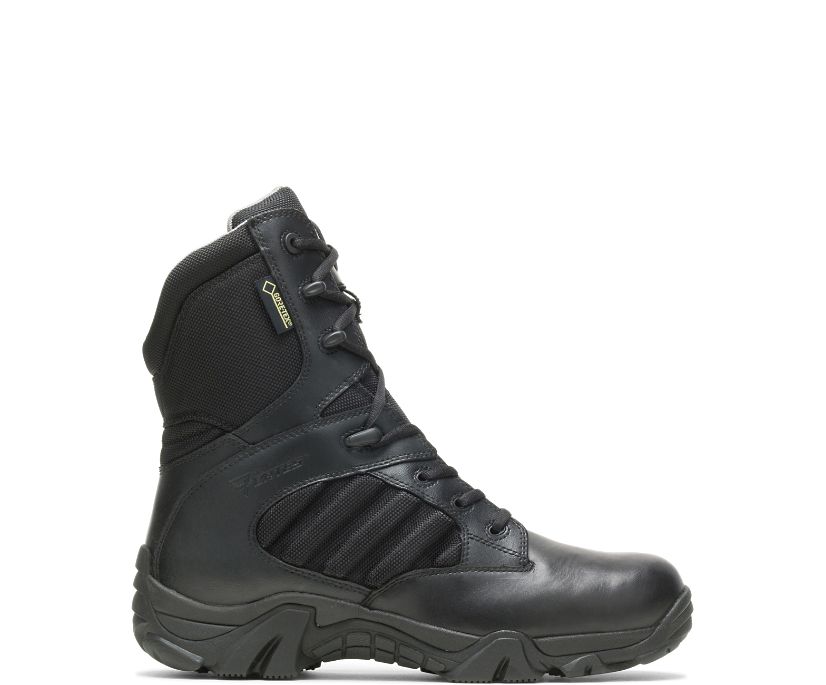 BATES BOOTS | MEN\'S GX-8 SIDE ZIP BOOT WITH GORE-TEX-BLACK