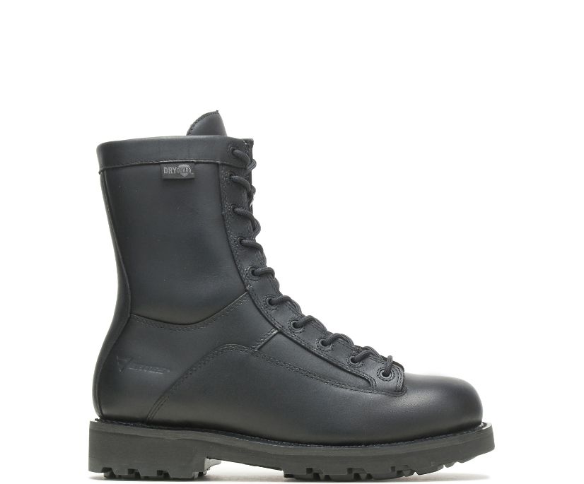 BATES BOOTS | MEN'S 8" LACE-TO-TOE DURASHOCKS SIDE ZIP DRYGUARD-BLACK