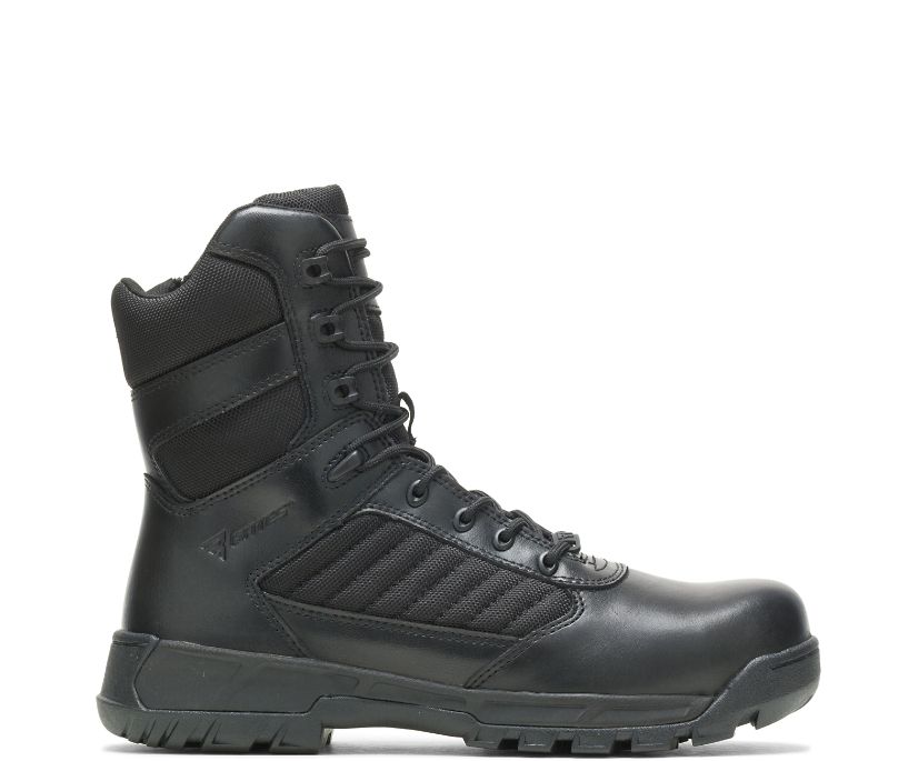 BATES BOOTS | MEN\'S TACTICAL SPORT 2 TALL SIDE ZIP COMPOSITE TOE EH-BLACK