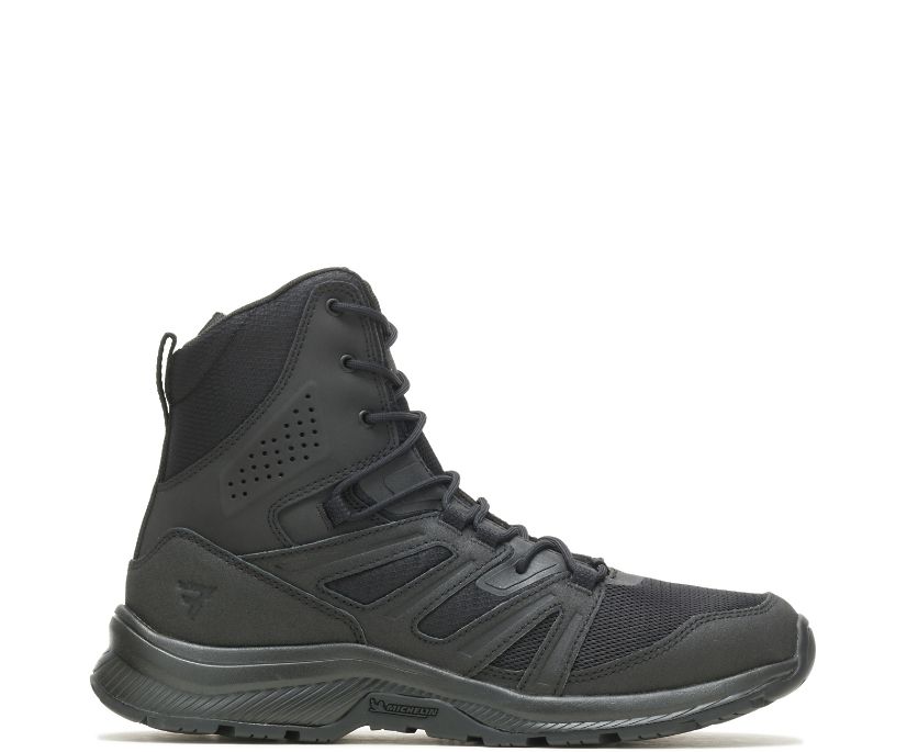 BATES BOOTS | MEN\'S RALLYFORCE TALL SIDE ZIP-BLACK