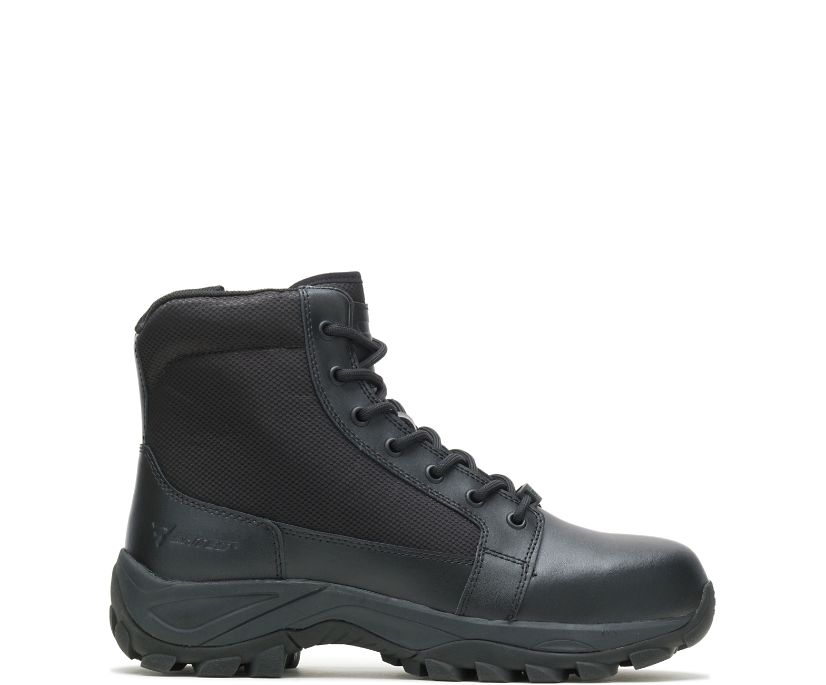 BATES BOOTS | MEN'S FUSE MID SIDE ZIP STEEL TOE-BLACK