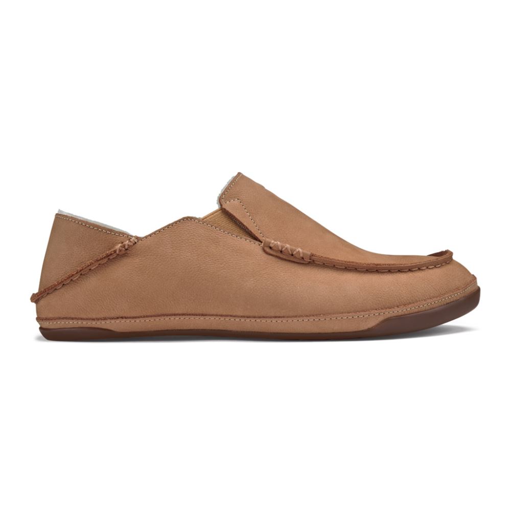 Kipuka Hulu Men's Leather Slippers - Natural