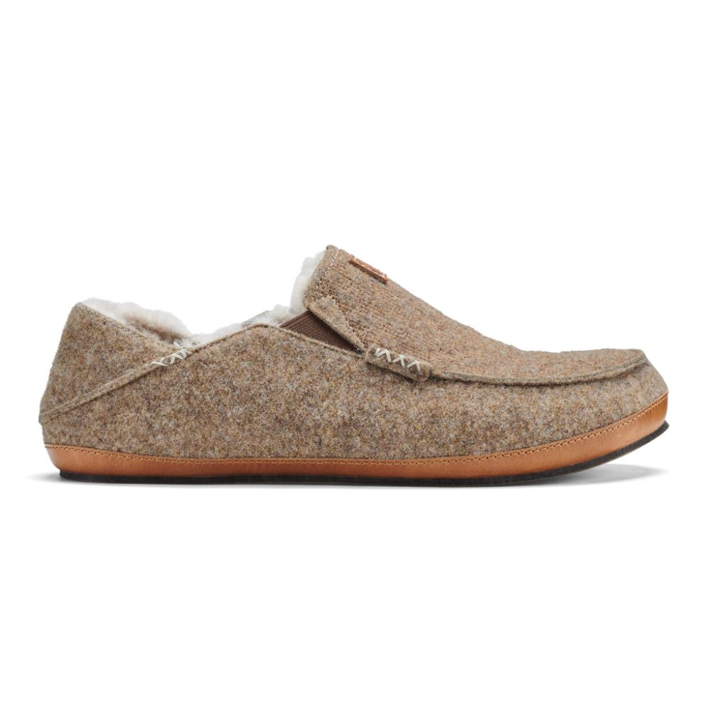 Moloa Kilohana Men's Wool Slippers - Mustang