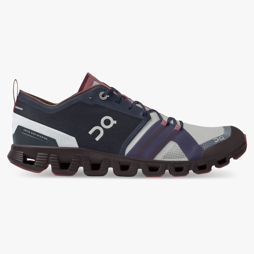 On Cloud X Shift: Colorful Lightweight Workout Shoe - Ink | Cherry