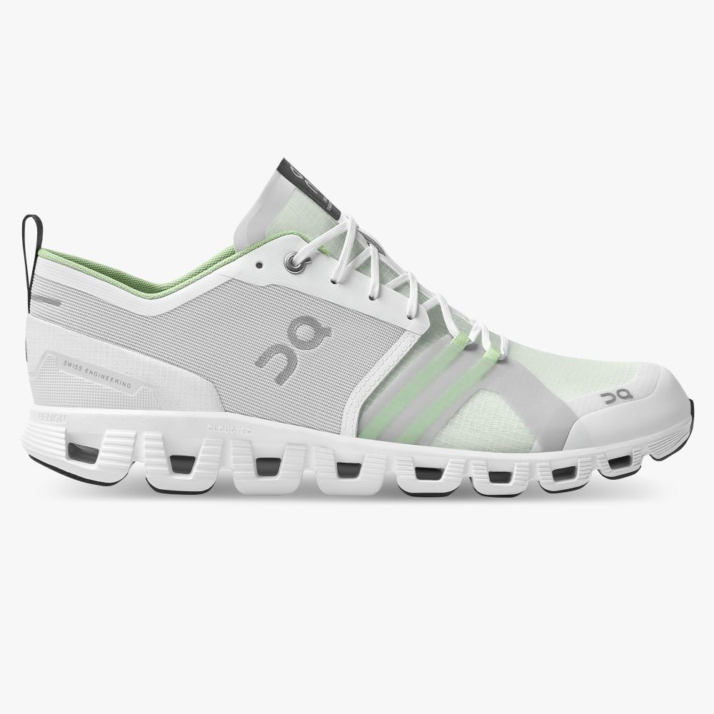 On Cloud X Shift: Colorful Lightweight Workout Shoe - White | Matcha